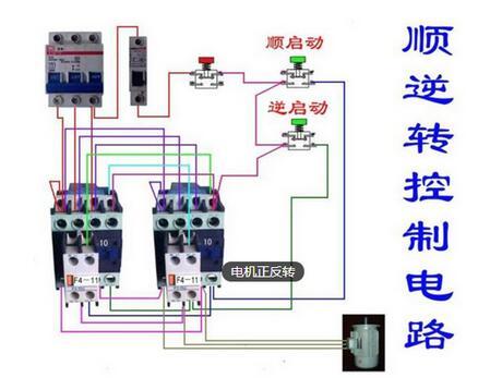 防爆控制箱顺逆转控制电路实物接线图